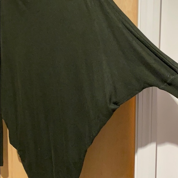 Zara knit green sweater dolman sleeve small - Picture 3 of 4